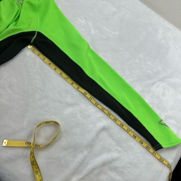 Brooks Running Women's L Equilibrium 1/4 Zip Performance Pullover Green Black - Picture 7 of 9